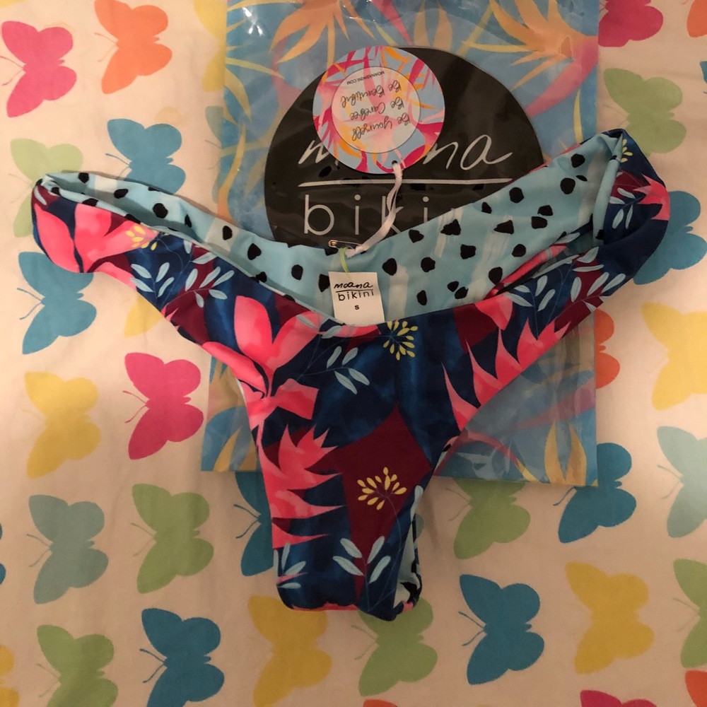 🐈SOLD🐈Moana Bikini Dotty Dino Bottom - S